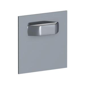Pack de 4 attaches adhésives en métal 4,5 x 4,5 cm, charge 1 kg - accrochage tableau dibond alu plexi - Artiteq