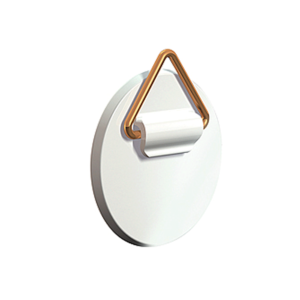 Pack de 25 attaches en plastique autocollante 32 mm à l'unité - accrochage tableau dibond alu plexi - Artiteq