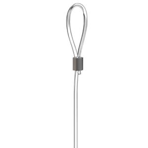 Pack de 100 serre-cables en métal Ø:1,5mm - Accessoire Cimaise Artiteq