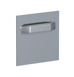 Pack de 4 attaches adhésives en métal 7x7 cm charge 2 kg - accrochage tableau dibond alu plexi - Artiteq